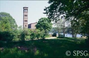 Potsdam, Park Sacrow, Heilandskirche.