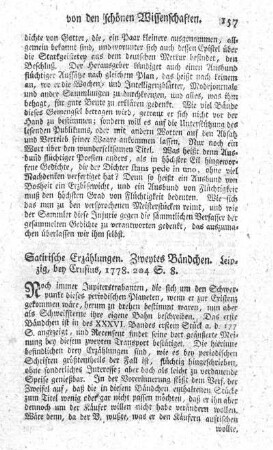 Satyrische Erzählungen. Bd.2.