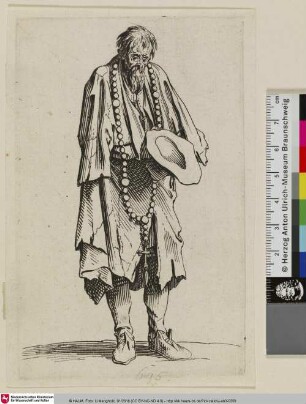 [Der Bettler mit dem Rosenkranz; Le Mendiant au rosaire]