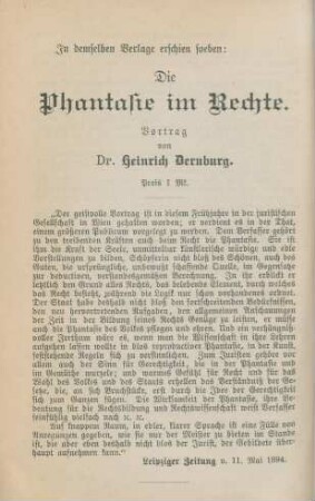 In demselben Verlage erschien: ...