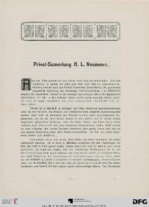 Privat-Sammlung H.L. Neumann