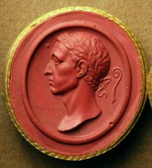 Profilkopf eines Mannes (Daktyliothek, Das Alterthum nach Lippert und Visconti)