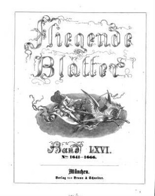 Fliegende Blätter. 66 = Nr. 1641 - 1666. 1877