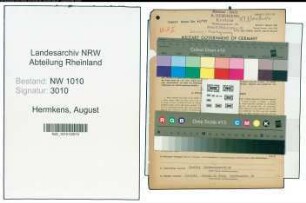 Entnazifizierung August Hermkens , geb. 05.01.1909 (Fabrikant)