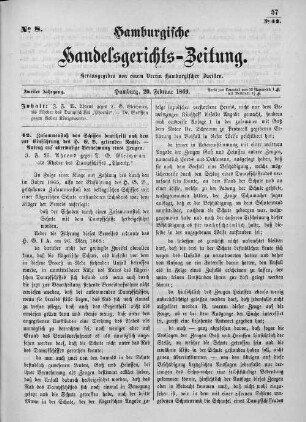 No. 8. 20. Februar 1869