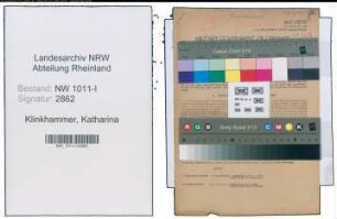 Entnazifizierung Katharina Klinkhammer , geb. 22.11.1892 ()