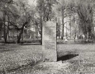 Denkmal zur Erinnerung der Ermordung Ernst Thälmanns