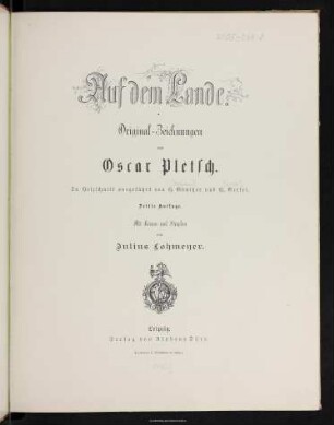 Auf dem Lande : Original-Zeichnungen
