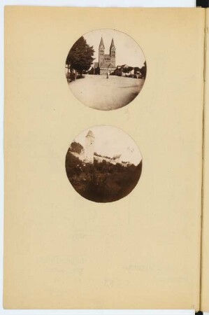 Dom St. Peter, Fritzlar. Wachturm, Fritzlar: Ansichten (aus: Skizzen- und Fotoalbum 2)