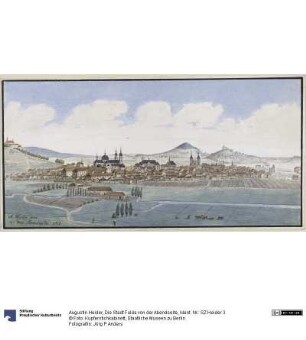 Die Stadt Fulda von der Abendseite