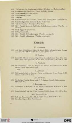 Gemälde (Nr. 1266-1470)