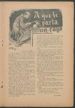 A que le parta un rayo