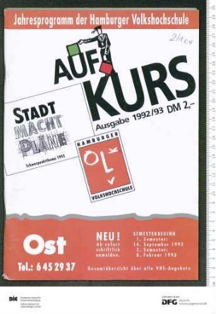 Programm Jahr 1992/1993