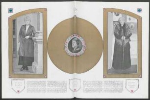[Retratos de las señoras] Delfina Mitre de Drago, Josefina Mitre de Caprile, Edelmira Mitre de Rosende
