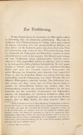 Die metaphysischen Grundlagen der Ethik bei Aristoteles