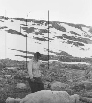 Duvefjord : Helmut Reyer mit erlegtem Eisbär
