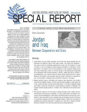 Jordan and Iraq : between cooperation and crisis