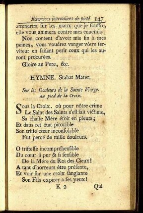 Hymne. Stabat Mater. - Prieres Avant la Sainte Communion.