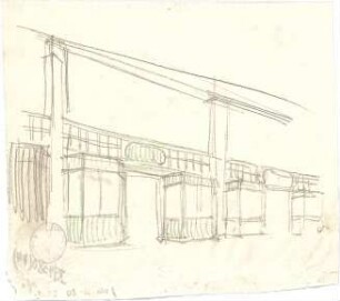 Pfann, Paul; München - Theresienhöhe; Ausstellung München 1908 - Perspektive