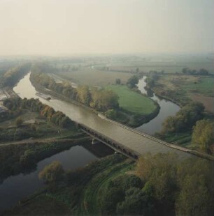 Kanalüberführung Leine - Mitellandkanal bei Hannover