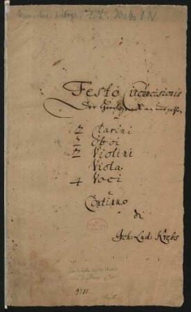 Der Herr hat Großes an uns getan; V (4), Coro, orch; Krebs-WV 106