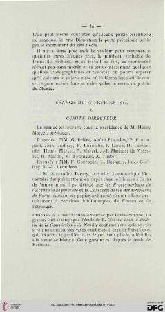 Séance du 10 Février