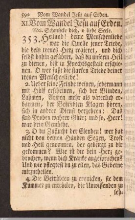 Vom Wandel Jesu auf Erden.