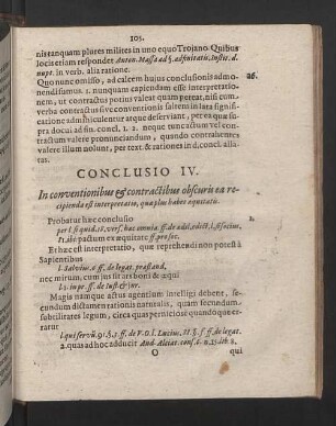 Conclusio IV. - VIII. et ultima.