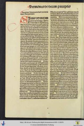 Sermones de decem preceptis