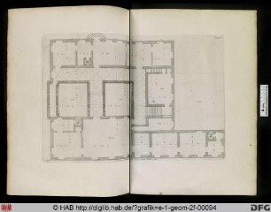 Seconda Pianta del Palazzo del Sigr. Geronimo Grimaldo Principe de Ieraci.