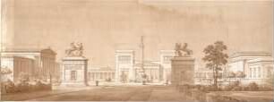 Bühlmann, Josef; Königsplatz - Perspektive