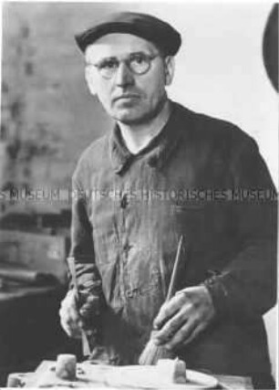 Plattenformer Herbert Holzmüller - aus der Reihe: Plamag-Gießerei Plauen - 1947-1948