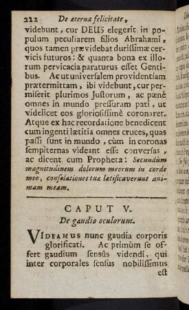 222-230, Caput V - VII