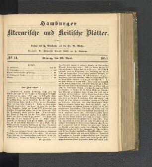 No. 51. 29. April 1850