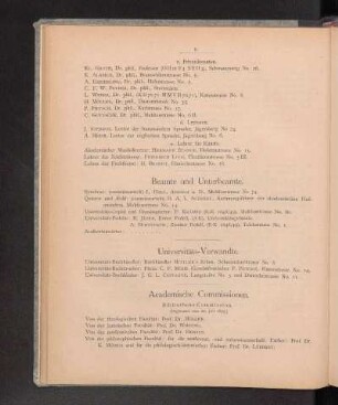 Academische Commissionen.