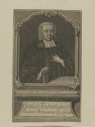 Bildnis des Gottlob Fridrich Gude