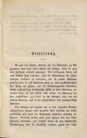Anleitung zur Pflege der Zähne und des Mundes : Gekrönte Preisschrift. Hrsg. vom Central-Verein dt. Zahnärzte