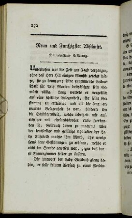 Neun und Funfzigster Abschnitt. Die behutsame Erklärung