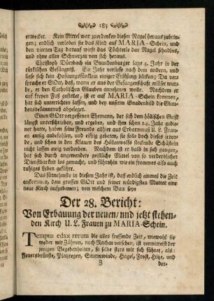 185-187, Der 28. Bericht