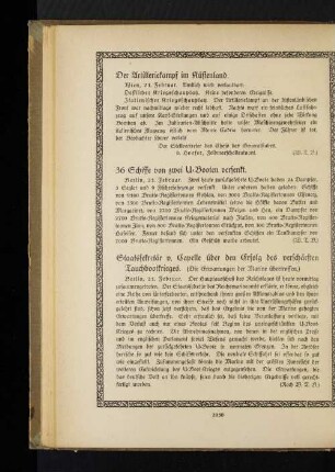 36 Schiffe von zwei U=Booten versenkt.