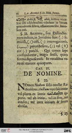 Cap. III.: De nomine