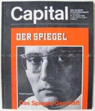 Wirtschaftsmagazin "Capital" u.a. zur Geschichte und zur aktuellen Situation des "Spiegel"