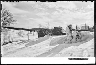 Schellerhau im Erzgebirge mit Schnee