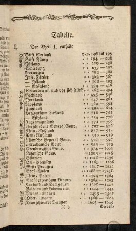 3r-7v, Tabelle für die Teile I.-V.