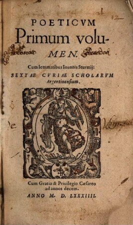 Poeticum ... Volumen, 1. (1584). - 64 S.