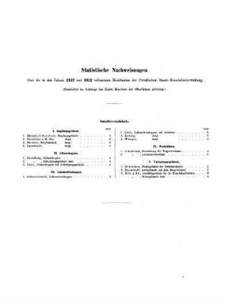 1912/1913: Statistische Nachweisungen über die in den Jahren ... vollendeten Hochbauten der preußischen Staats-Eisenbahnverwaltung