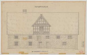 Ambrock bei Dahl (Kreis Ennepe-Ruhr): Hof Ambrock. Haupthaus (Nordostansicht)