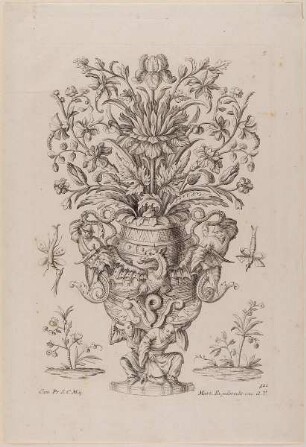 Eine Blumenvase