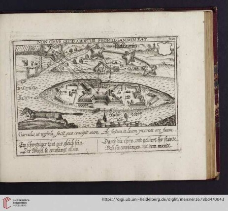 D21. Pfaffenmütz, "Non omne quod auditur promulgandum est"