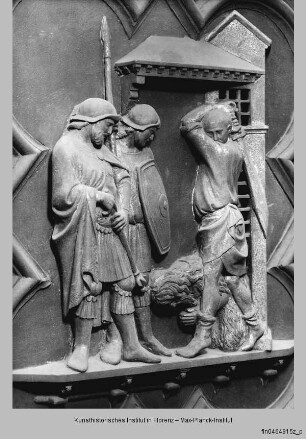 Türreliefs : Szenen Johannes' des Täufers : Enthauptung des Johannes